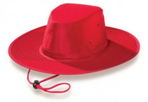 picture of a red kids hat