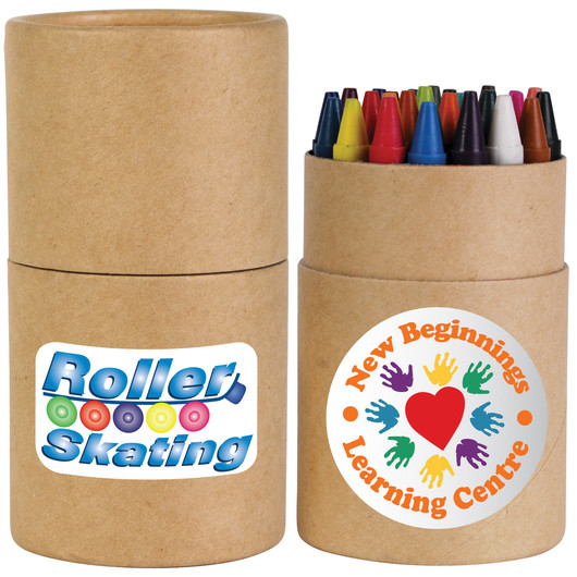Cardboard Tube Crayons