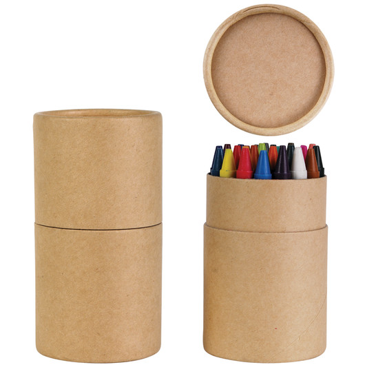 Cardboard Tube Crayons