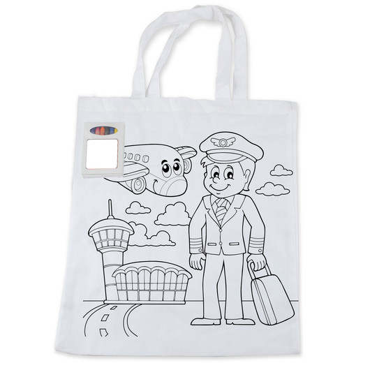 Colouring Cotton Tote Bags
