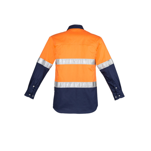Mens Hi Vis Spliced Industrial Shirts